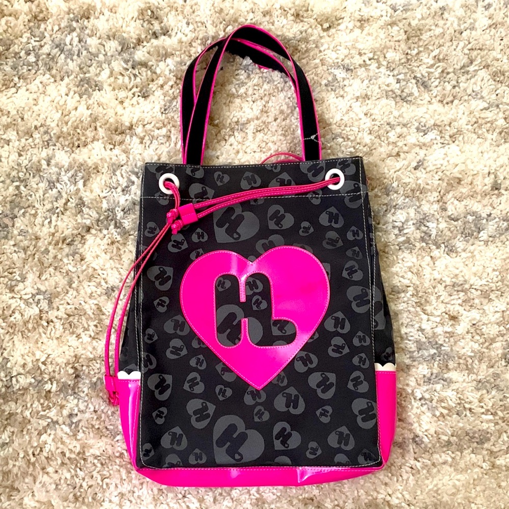 Back to school 🏫 Harajuku Lovers Pink Heart Tote 💕RARE 💕